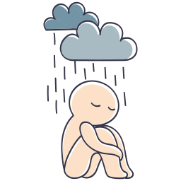 Sad Stickers - Free weather Stickers