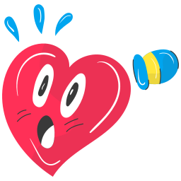 corazón sticker