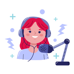 Headphone Stickers - Free communications Stickers