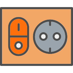 Socket - Free electronics icons