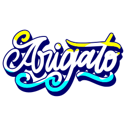 arigato sticker