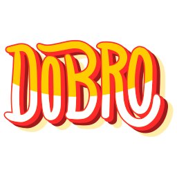 dobro sticker