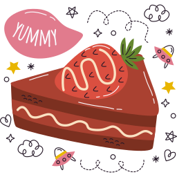 chocolate sticker