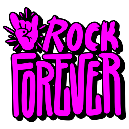 rock and roll sticker