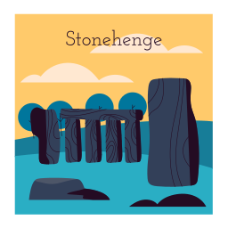 stonehenge sticker