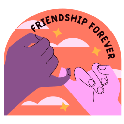 dia de la amistad sticker