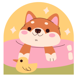 shiba inu sticker