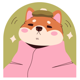 shiba inu sticker