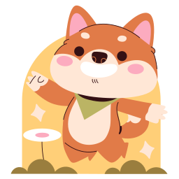 shiba inu sticker