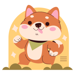 shiba inu sticker