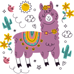 llama sticker