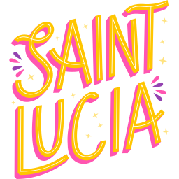 santa lucía sticker