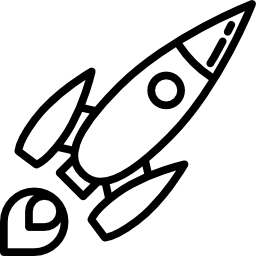 Rocket Flying - Free transport icons