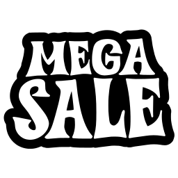 mega venta sticker