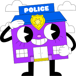 policía sticker