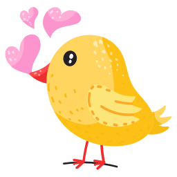 pájaro del amor 