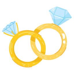 wedding rings cartoon