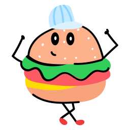 hamburguesa sticker