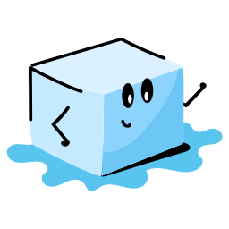 cubo de hielo sticker