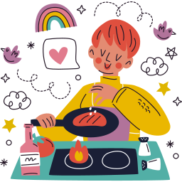 cocinando sticker