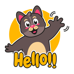 Hello Stickers - Free animals Stickers