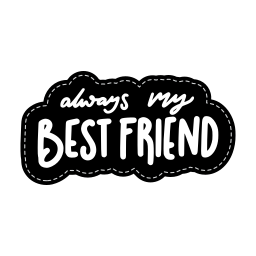 Best friend sticker