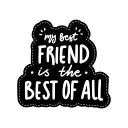 Best friend sticker