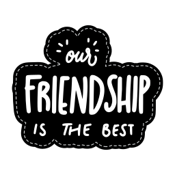 Best friend sticker