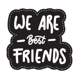 Best friend sticker