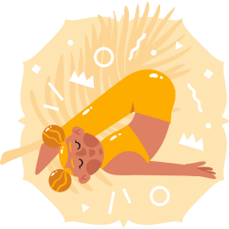 yoga sticker