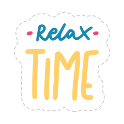 relax sticker