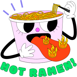 ramen sticker