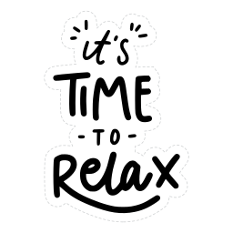 relax sticker