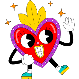 corazón sticker