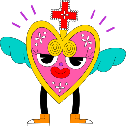 corazón sticker