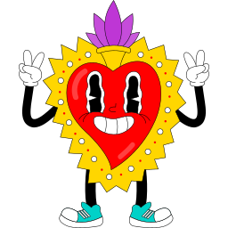 corazón sticker