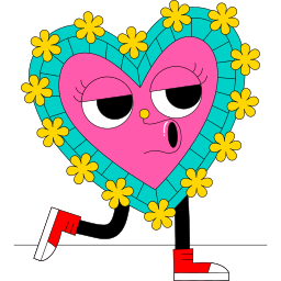 corazón sticker