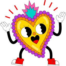 corazón sticker