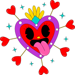 corazón sticker