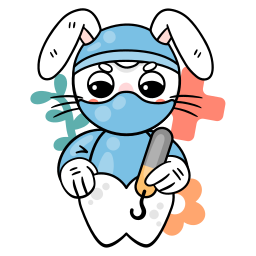lapin sticker