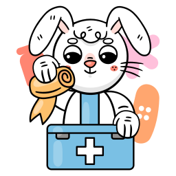 lapin sticker