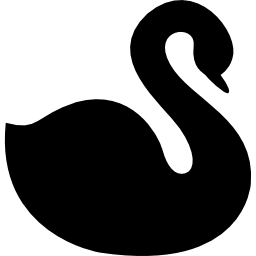 Swan Facing Right - Free animals icons