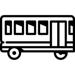 Bus Facing Right - Free transport icons