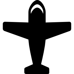 Plane with Big Wings - Free transport icons