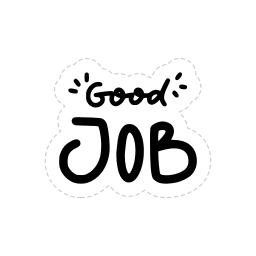 Good Job Great Stickers, Stickers, Good Job, Appreciation PNG Transparent  Clipart Image and PSD File for Free Download