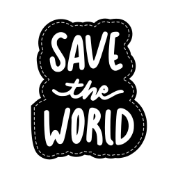 Save the World sticker