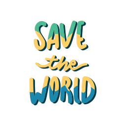 Save the World sticker