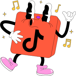 Tik tok sticker