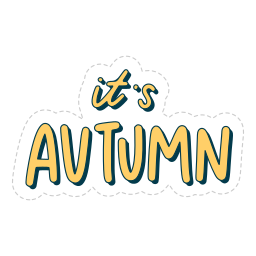 otoño sticker