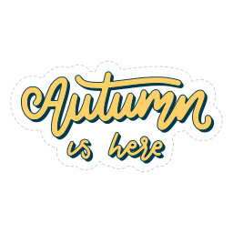 otoño sticker